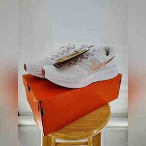 Nike Run Swift 3 White Metalic Red Bronze Women's Sneakers Running Shoes Size 10